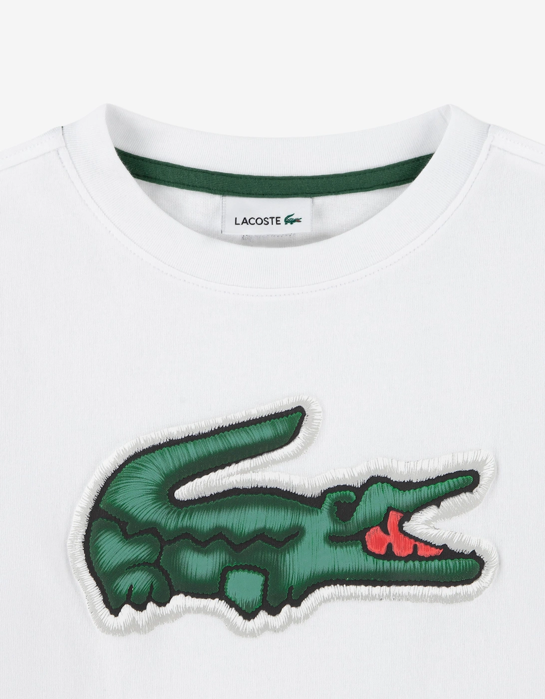 Lacoste Boys Puff T-Shirt in White