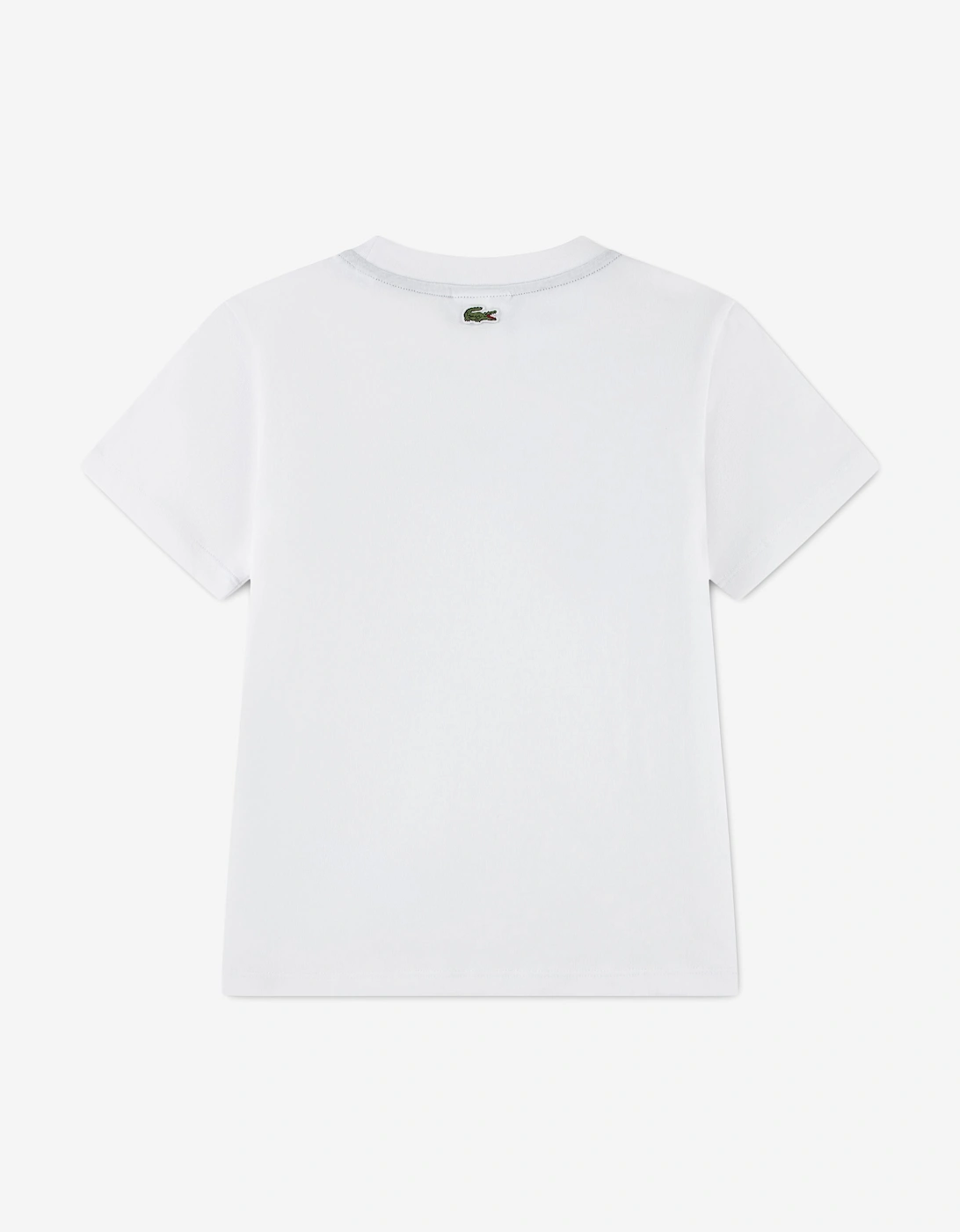 Lacoste Boys Puff T-Shirt in White