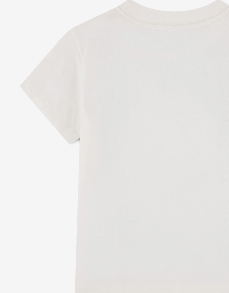 Abercrombie & Fitch Girls Y2K Core Classic T-Shirt in Ivory