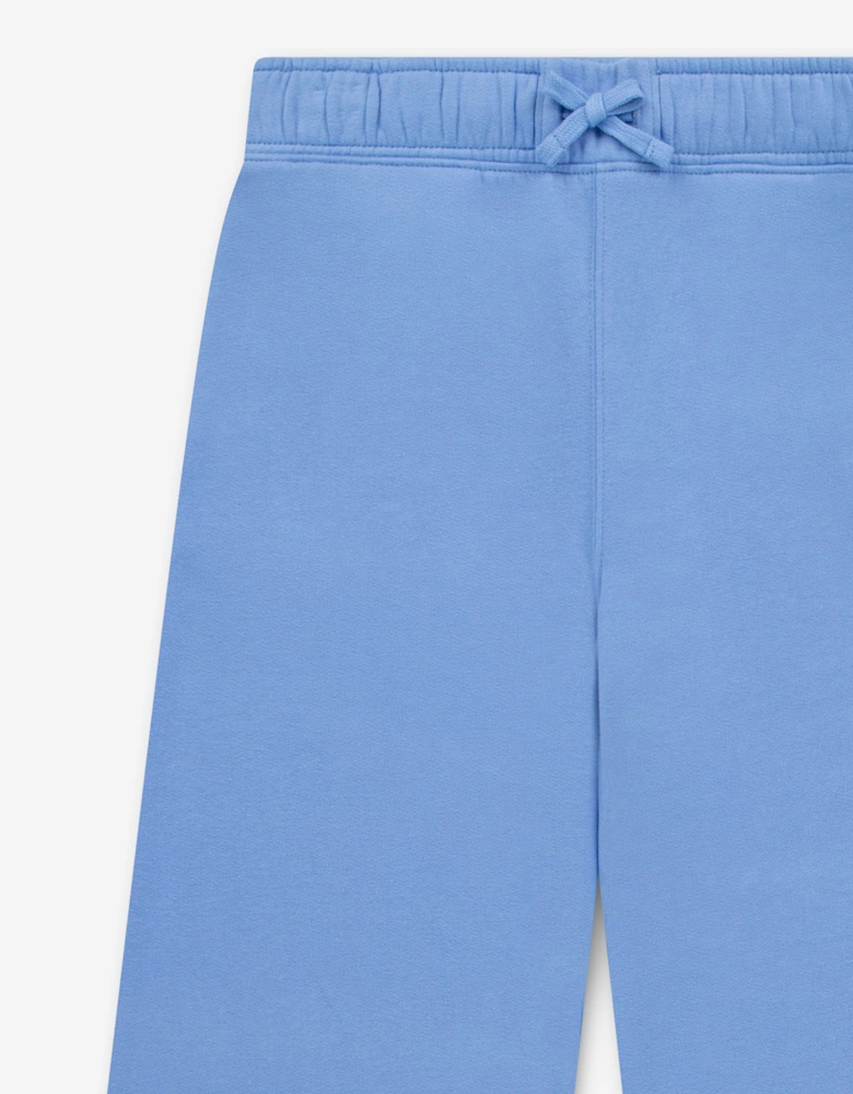 Abercrombie & Fitch Girls Essential Wide Leg Fleece Joggers in Blue