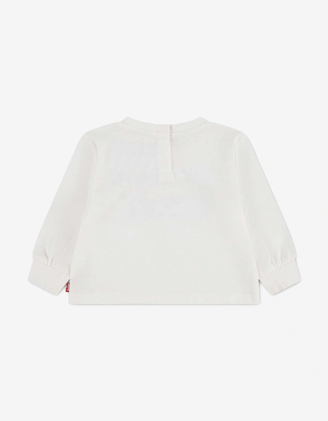 Levi's Baby Boys Long Sleeve Graphic T-Shirt in Ivory