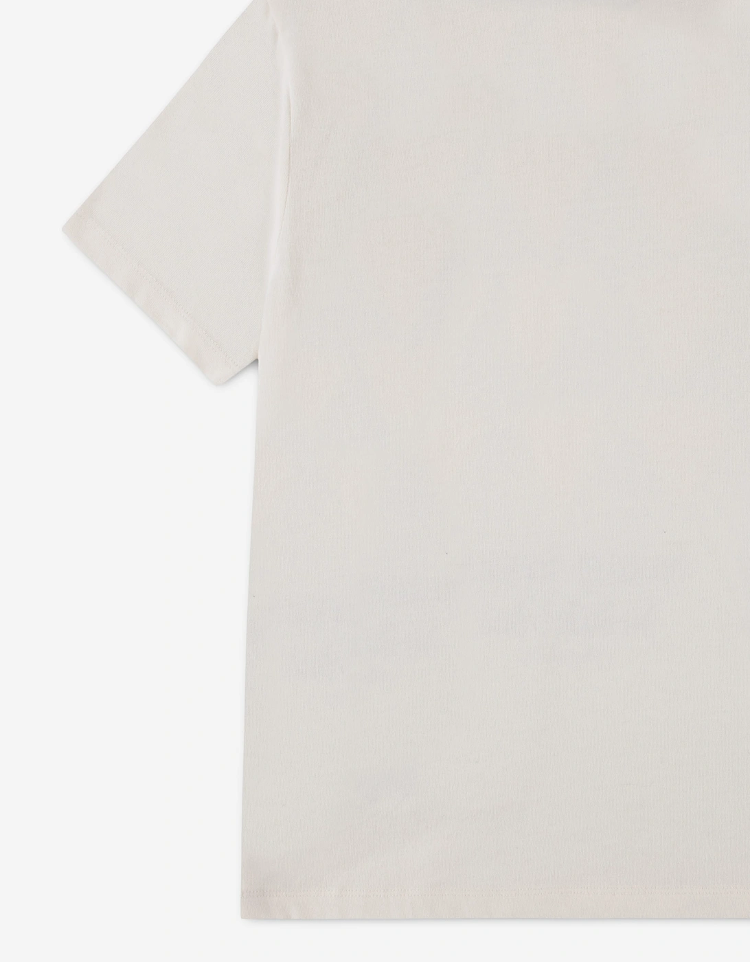 Abercrombie & Fitch Girls Pizza Toppings Oversized T-Shirt in Ivory