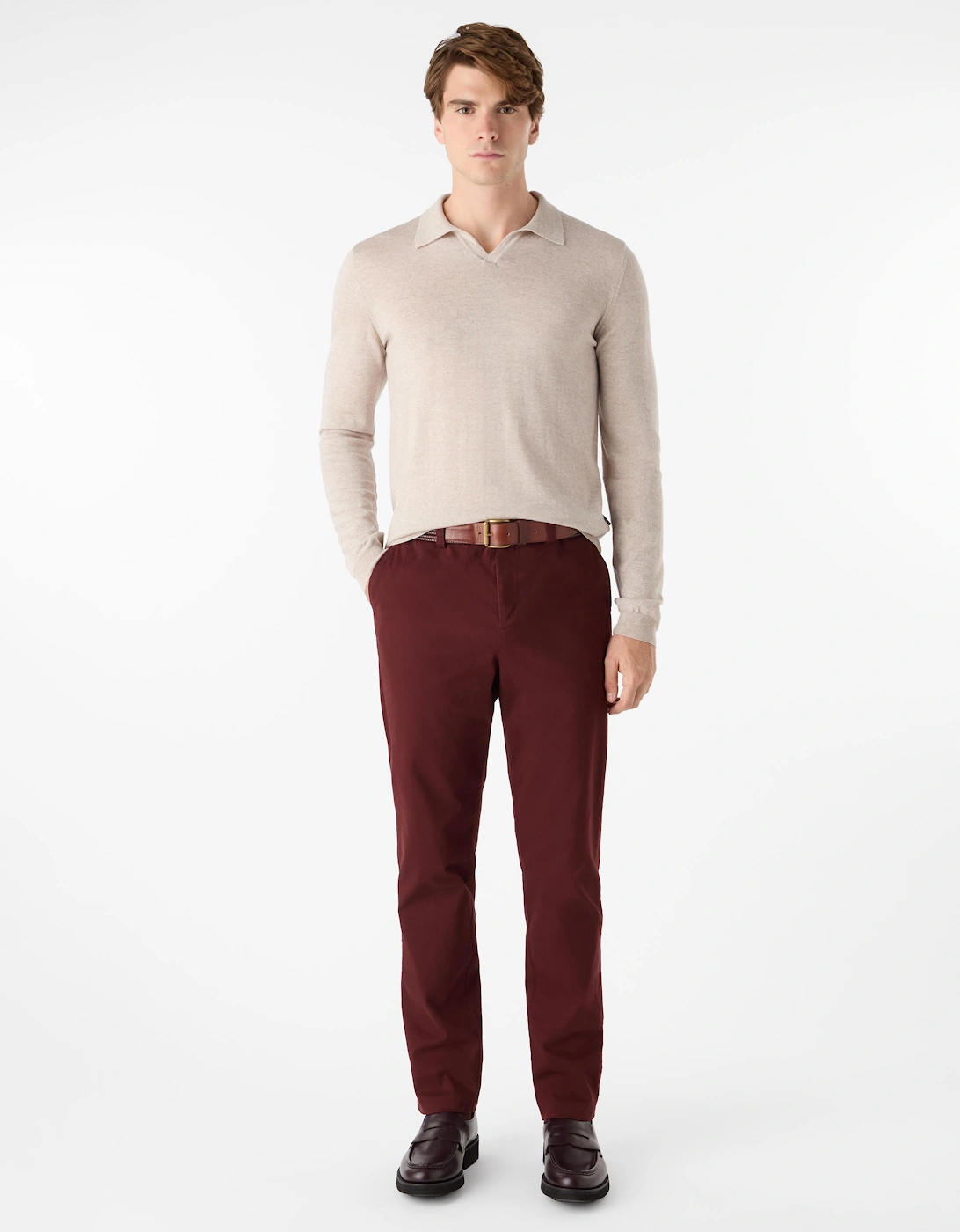 Oliver Sweeney Garment Dyed Cotton Chinos