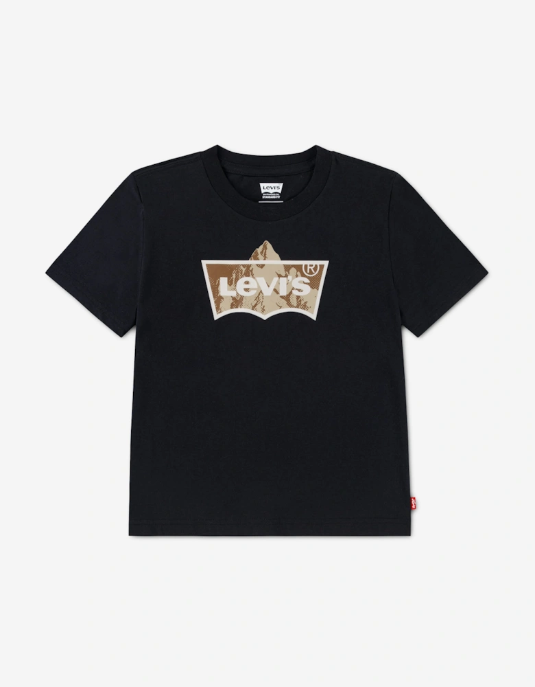 Levi's Boys Tallest Peak Batwing T-Shirt in Black