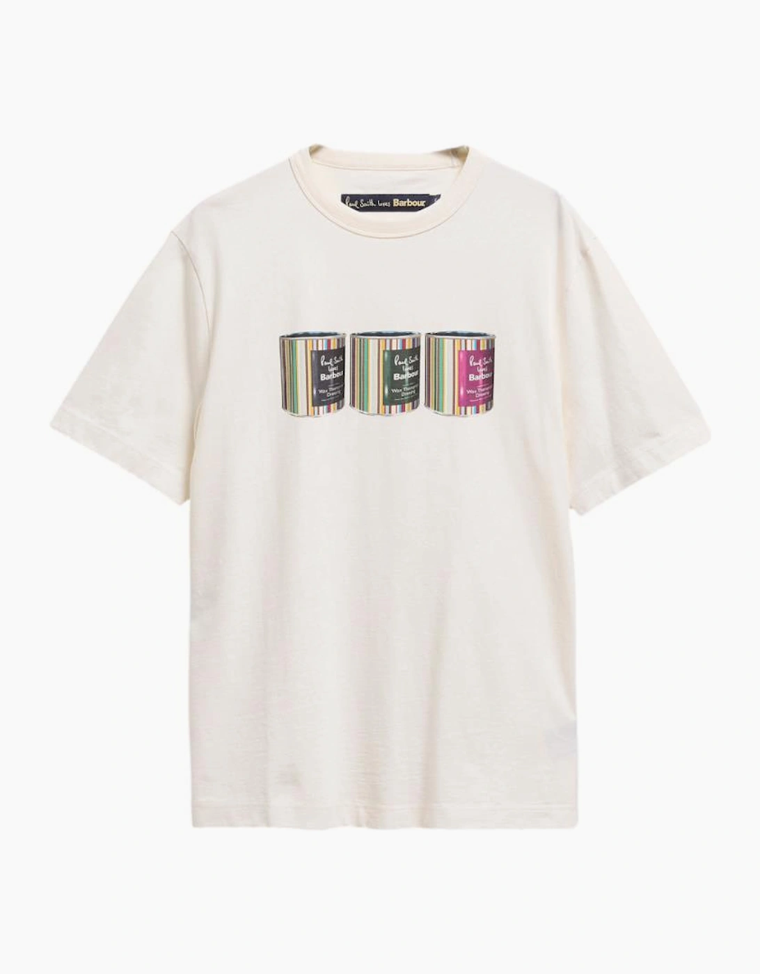 Barbour X Paul Smith Tinned T-Shirt WH32  Whisper White