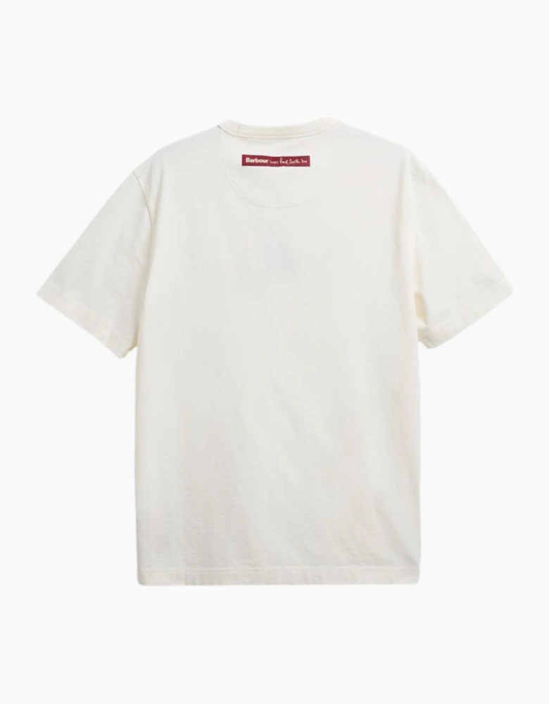 Barbour X Paul Smith Tinned T-Shirt WH32  Whisper White