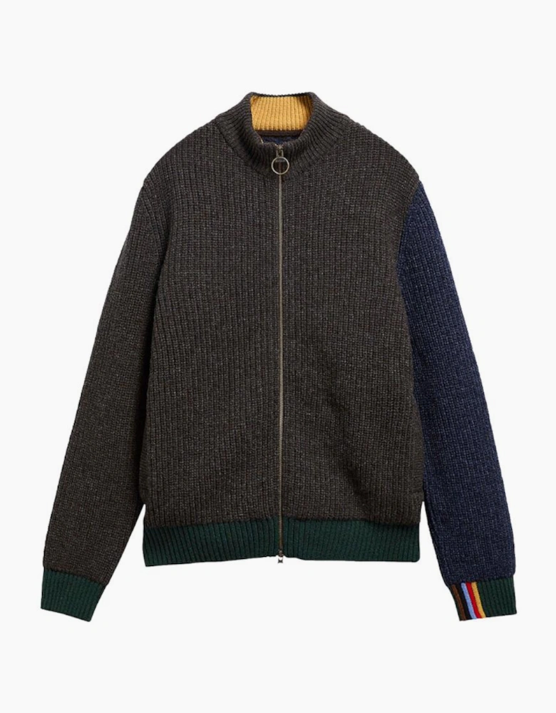 Barbour X Paul Smith Gamefair Cardigan BR37 Russet  Brown
