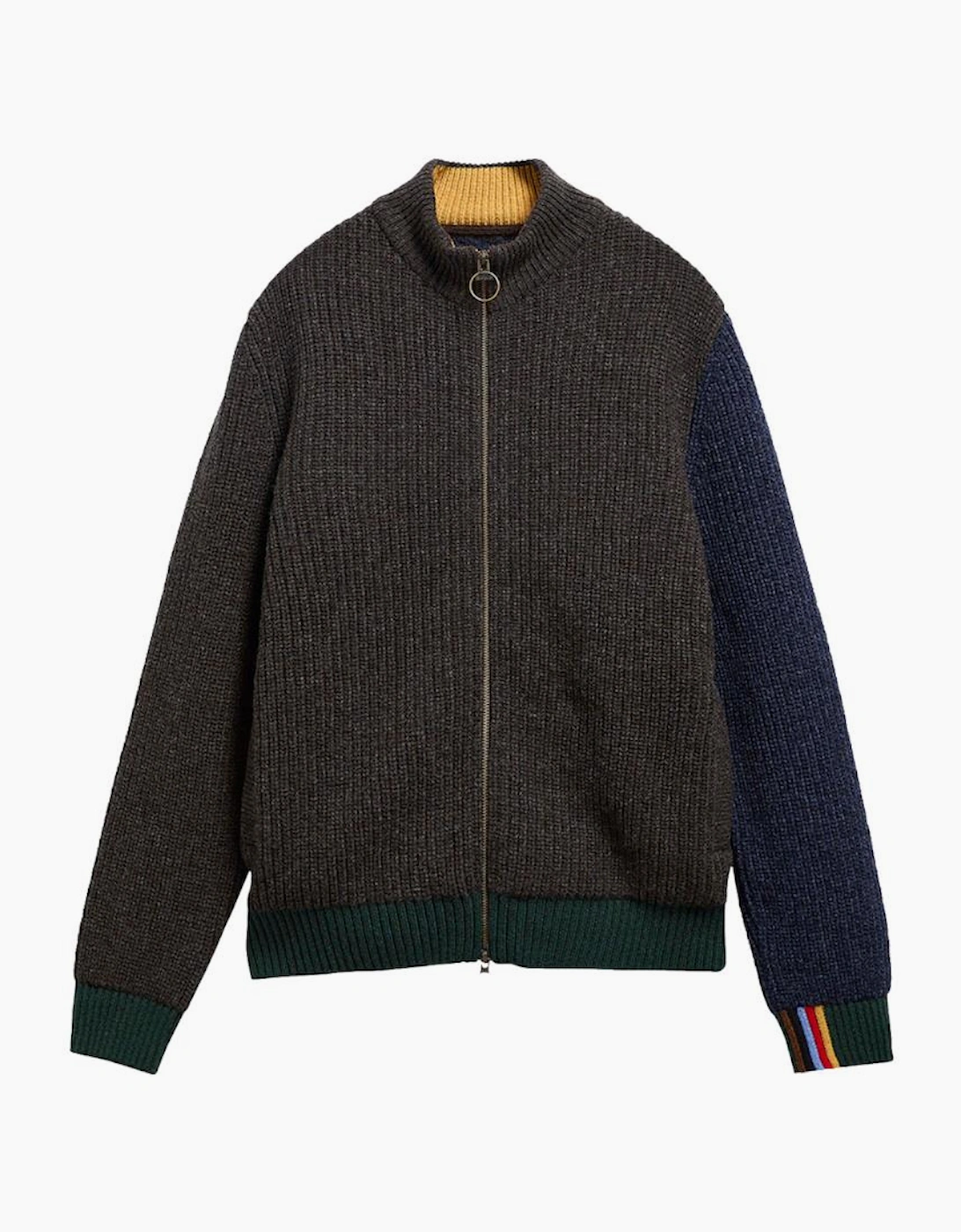 Barbour X Paul Smith Gamefair Cardigan BR37 Russet  Brown