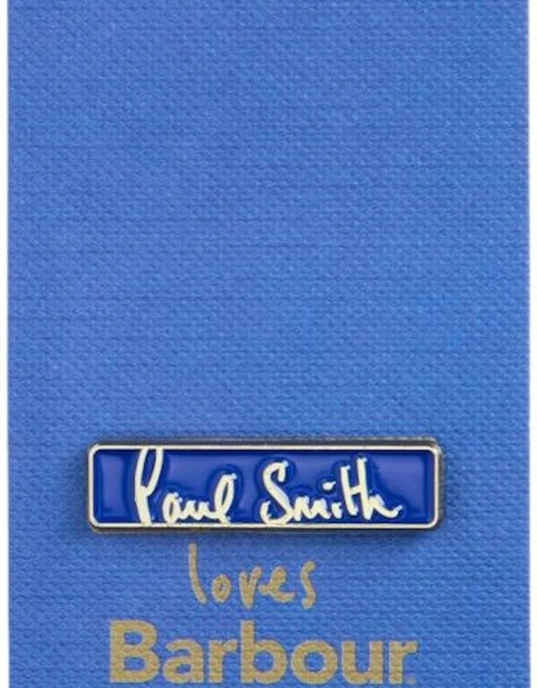 Barbour X Paul Smith Pin Badge A1-26 BL15 PS Signature