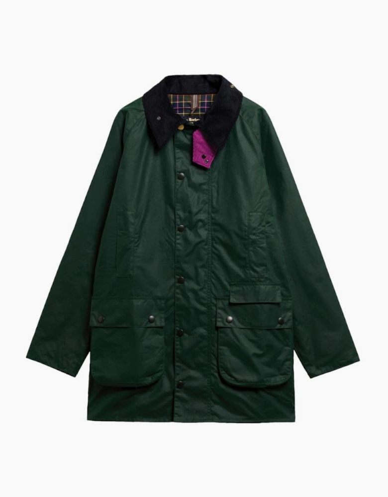 Barbour X Paul Smith Gamefair Wax Jacket GN75 Bottle Green