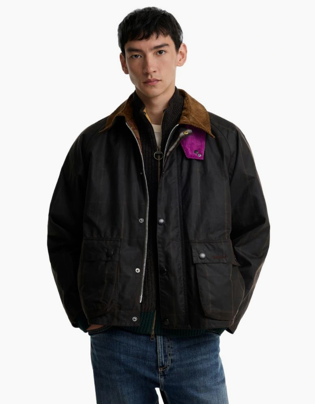 Barbour X Paul Smith Transport Windowpane Jacket BR71  Brown