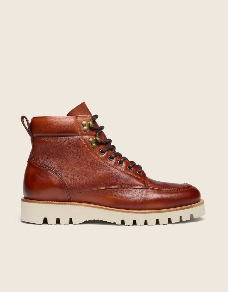 Oliver Sweeney Dip Dyed Calf Leather Moc Toe Boots