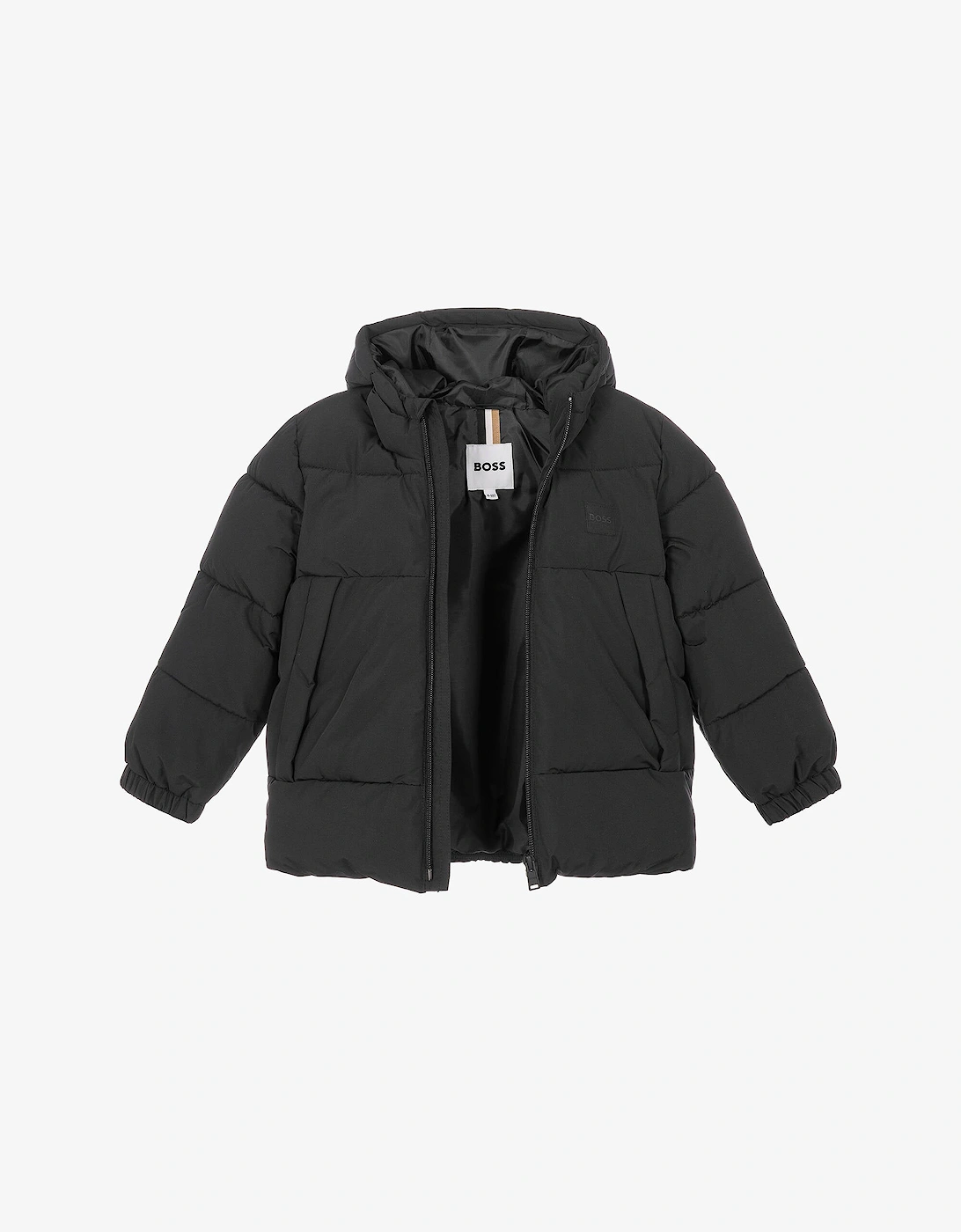 BOSS BOY BLACK PUFFER JACKET J53437