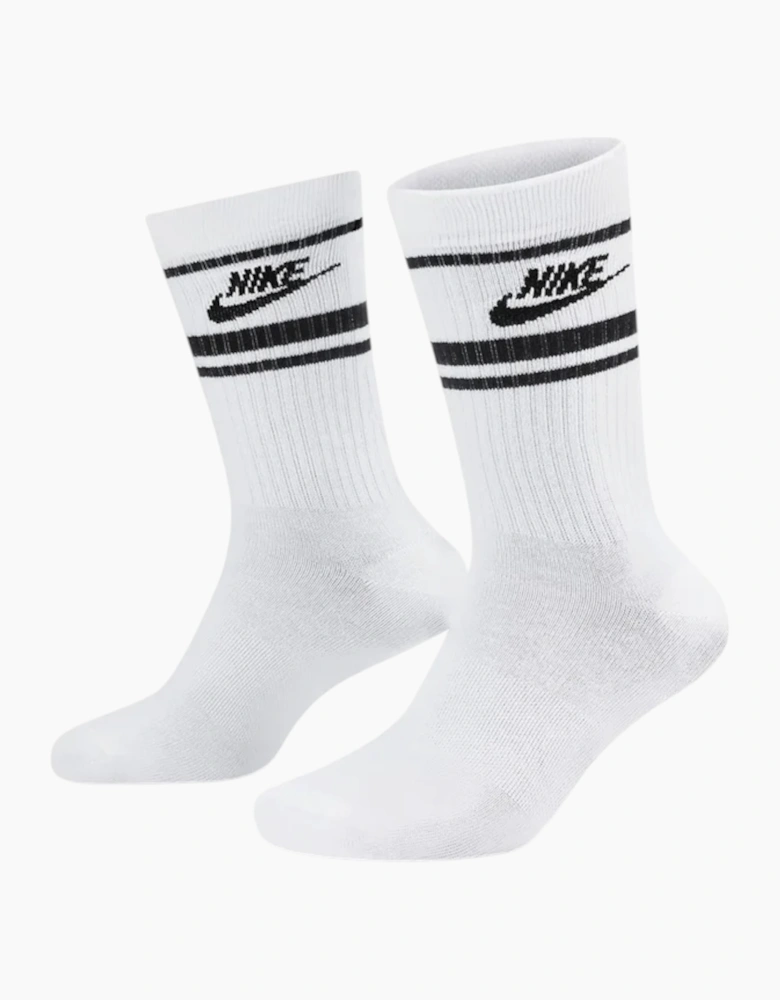 Nike DX5089 Mens Crew Socks 3 Pack Golf Sock