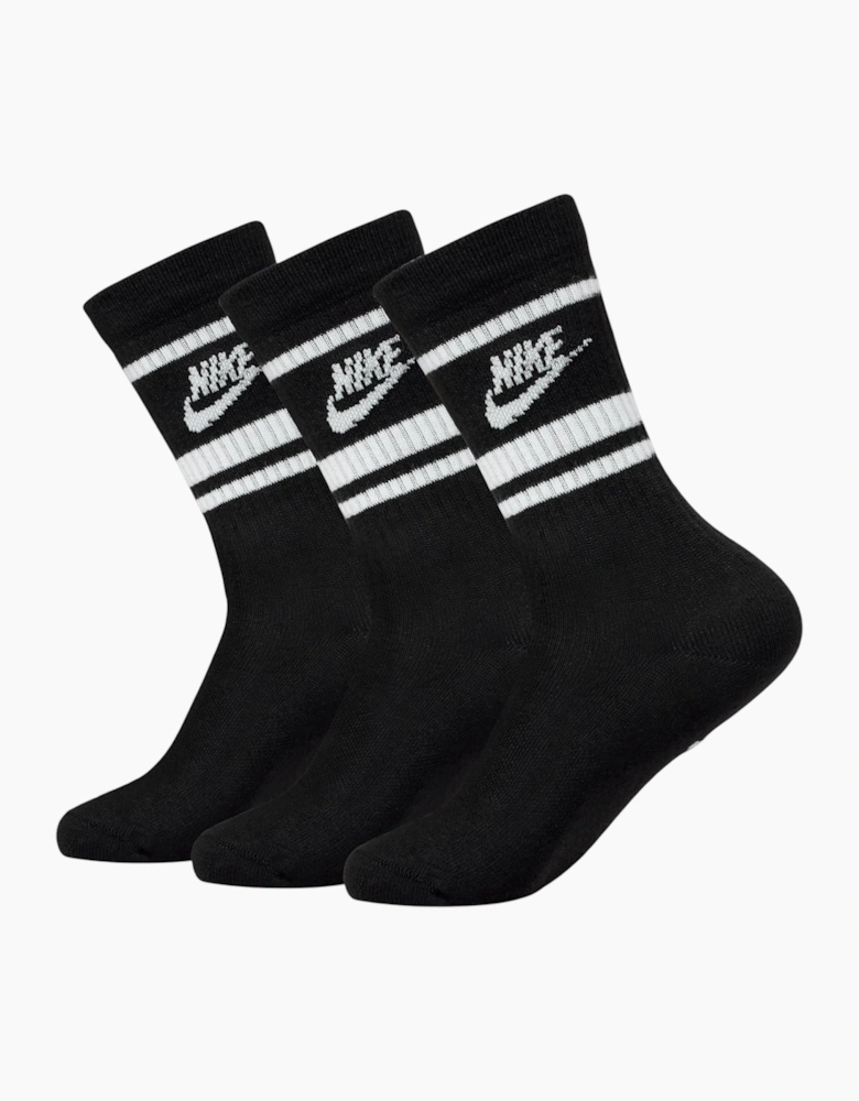 Nike DX5089 Mens Crew Socks 3 Pack Golf Sock