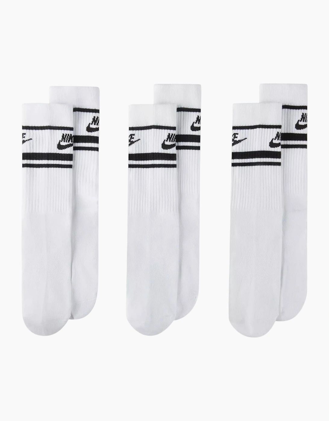 Nike DX5089 Mens Crew Socks 3 Pack Golf Sock