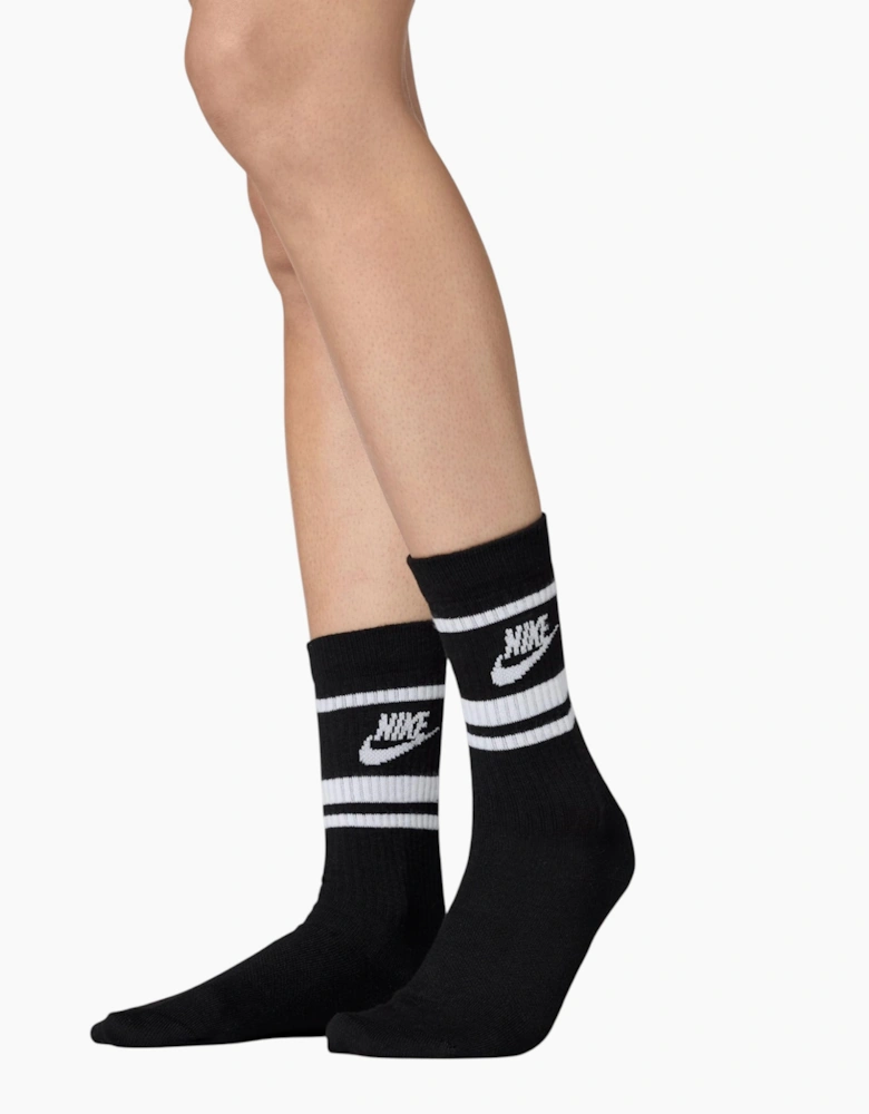Nike DX5089 Mens Crew Socks 3 Pack Golf Sock