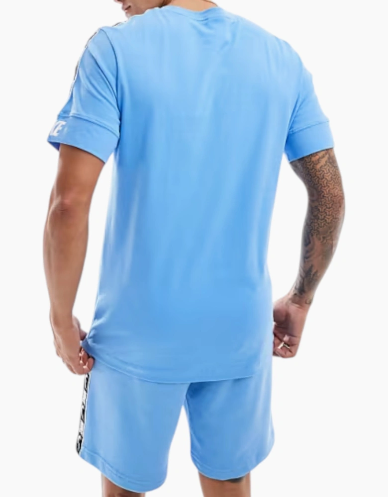 Nike Mens T-Shirts Tape Repeat Fleece Cotton Top