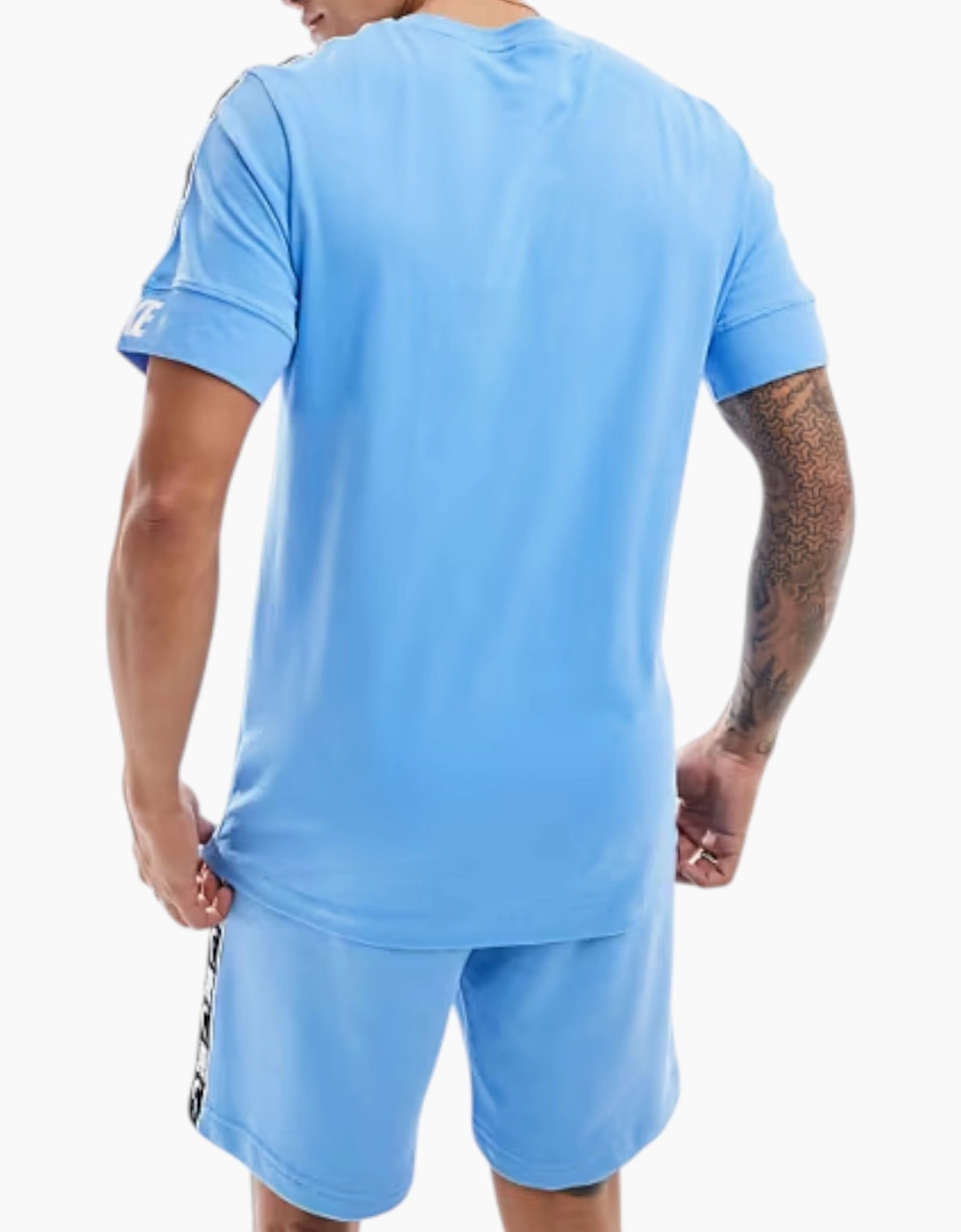 Nike Mens T-Shirts Tape Repeat Fleece Cotton Top