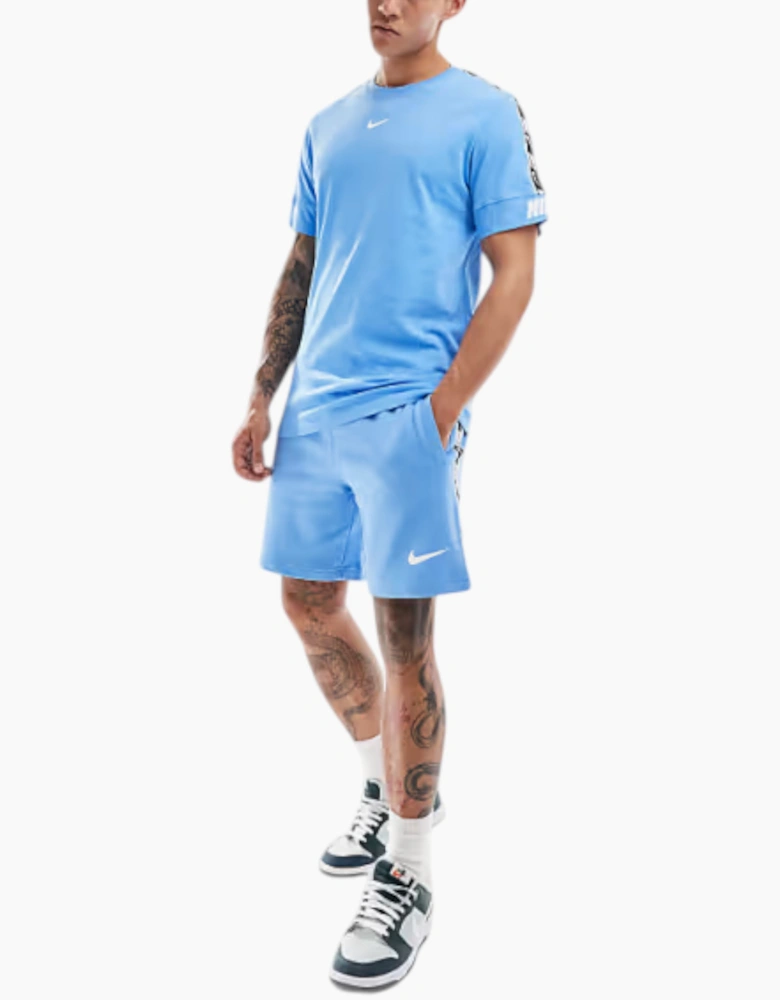 Nike Mens T-Shirts Tape Repeat Fleece Cotton Top
