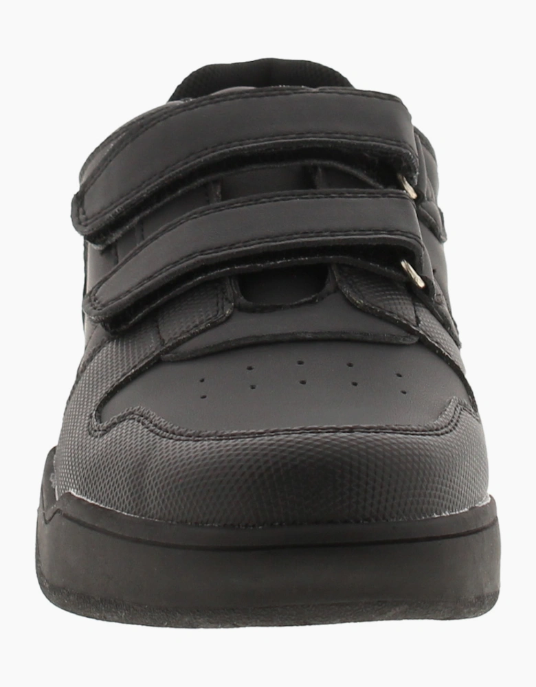 Rockstorm Boys Black School Shoes Trainers Rook black UK Size