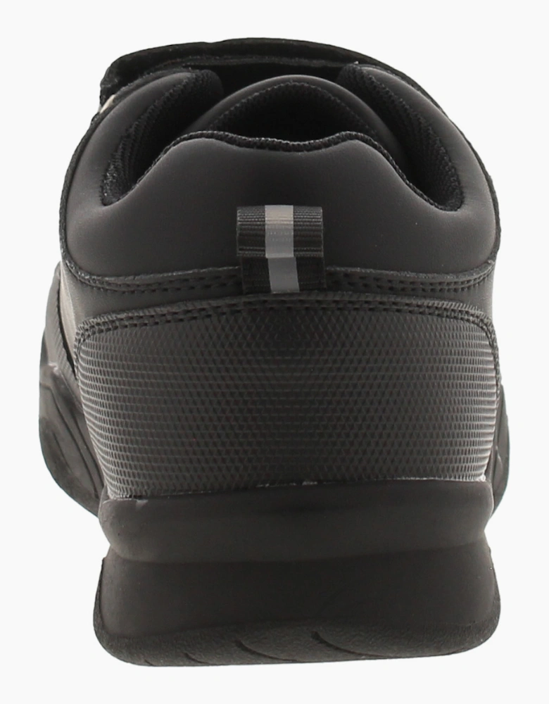 Rockstorm Boys Black School Shoes Trainers Rook black UK Size