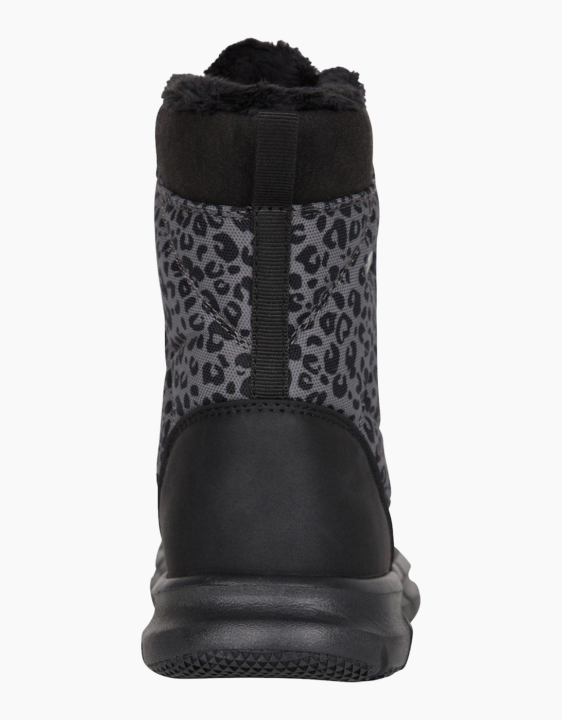 Mountain Warehouse Childrens/Kids Tahoe Leopard Print Suede Snow Boots