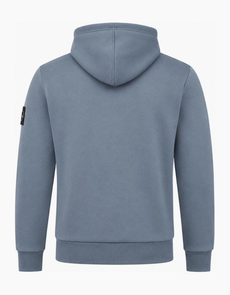 Marshall Artist Centro 1/4 Zip Hooded Sweatshirt Storm Grey
