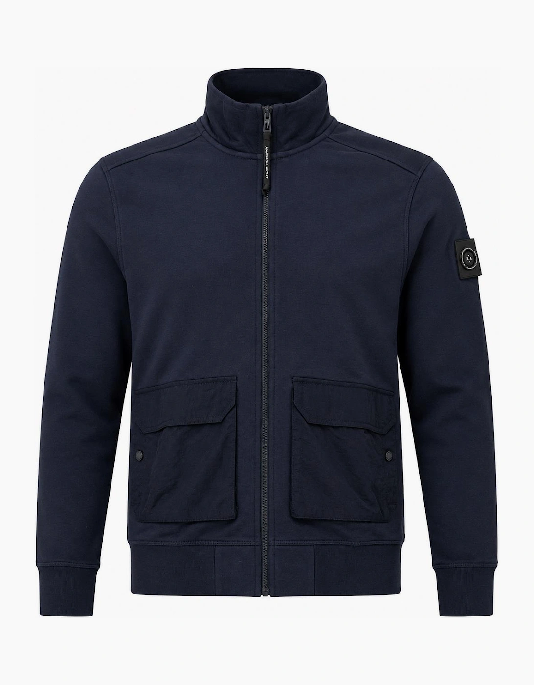 Marshall Artist Streatham Full Zip Sweatshirt Navy