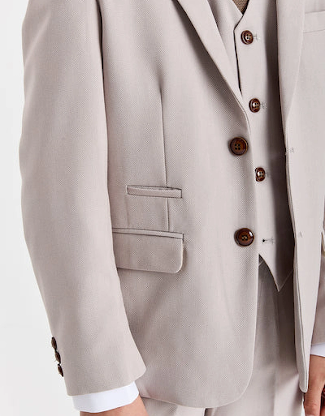 Paul Andrews/ Device Mayfair Kids 3 Piece Suit - Stone