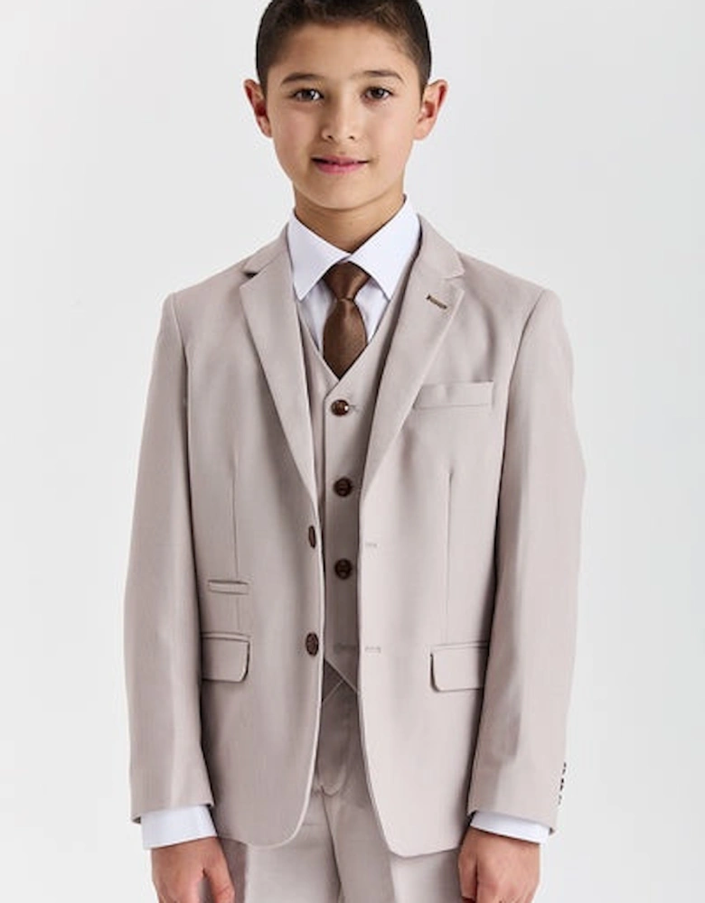Paul Andrews/ Device Mayfair Kids 3 Piece Suit - Stone
