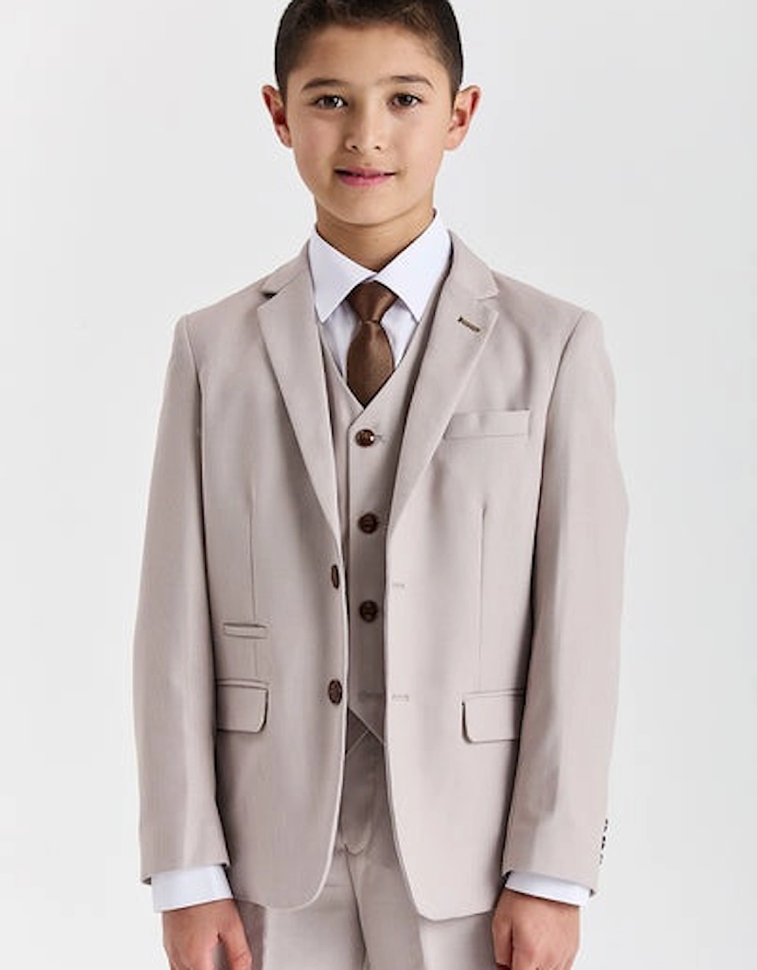 Paul Andrews/ Device Mayfair Kids 3 Piece Suit - Stone