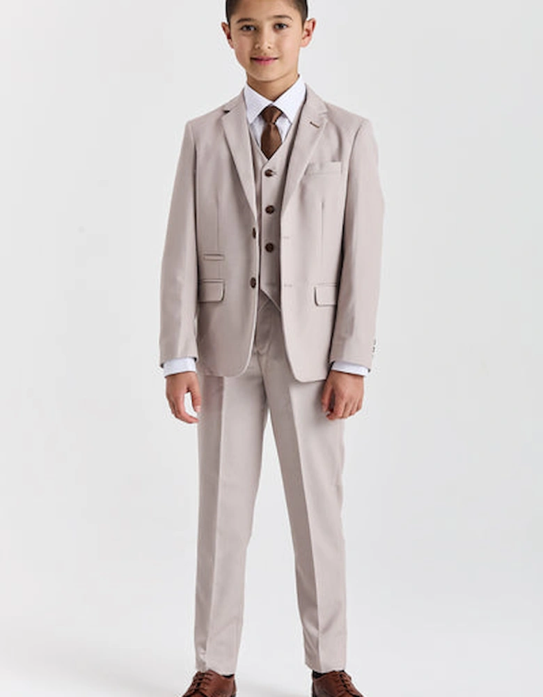 Paul Andrews/ Device Mayfair Kids 3 Piece Suit - Stone