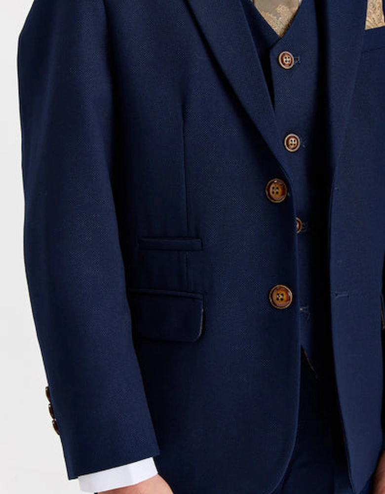 Paul Andrews/ Device Mayfair Kids 3 Piece Suit - Navy Blue