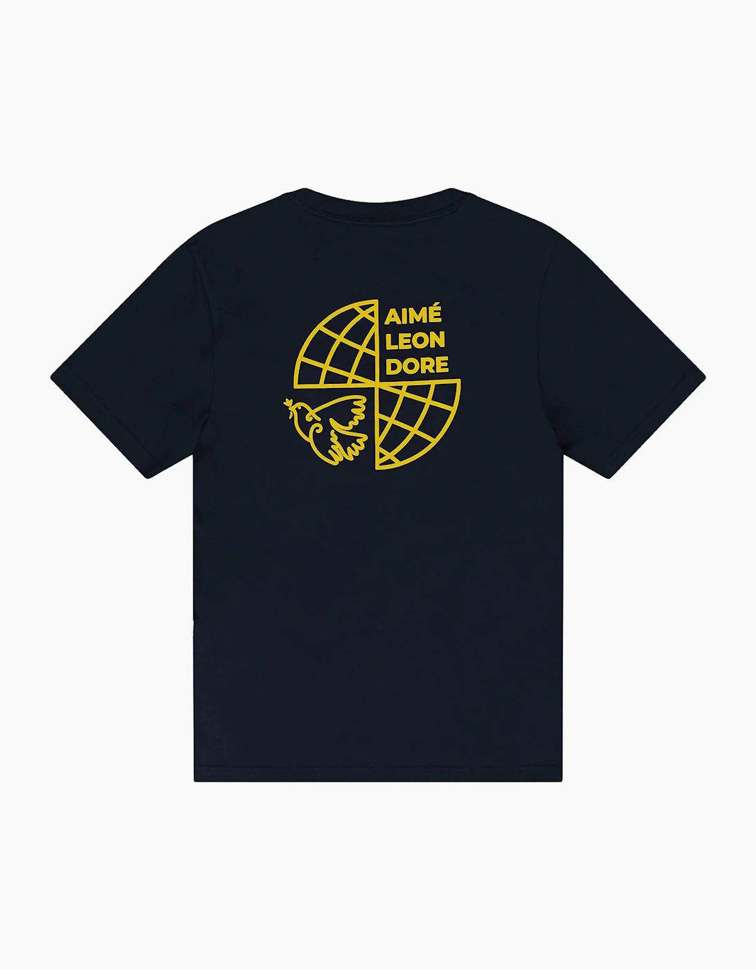 AIMÉ LEON DORE WORLD PEACE TEE NAVY
