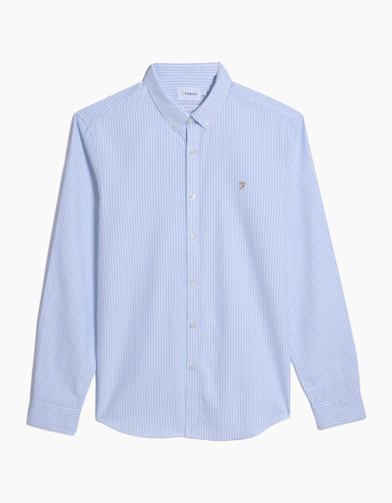 Farah Brewer Striped Oxford Shirt