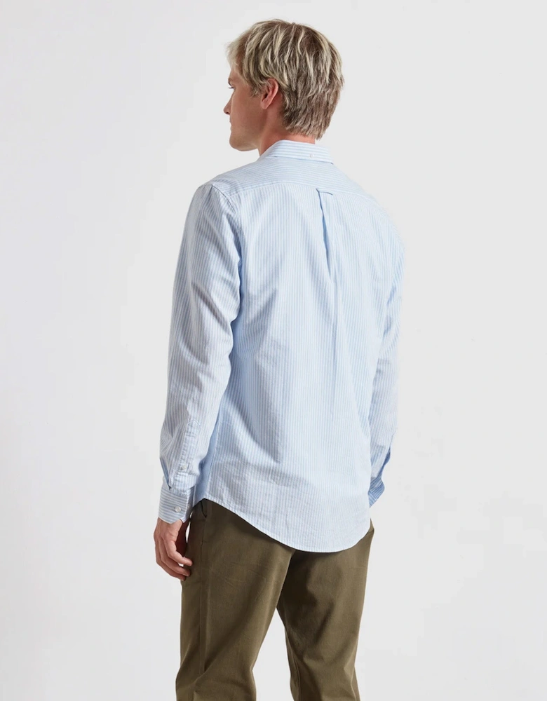 Farah Brewer Striped Oxford Shirt