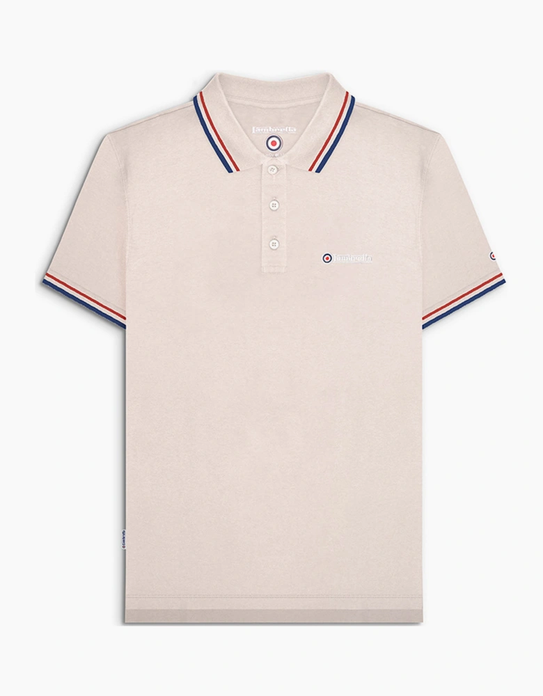 Lambretta Mens Twin Tipped Retro Polo Shirt
