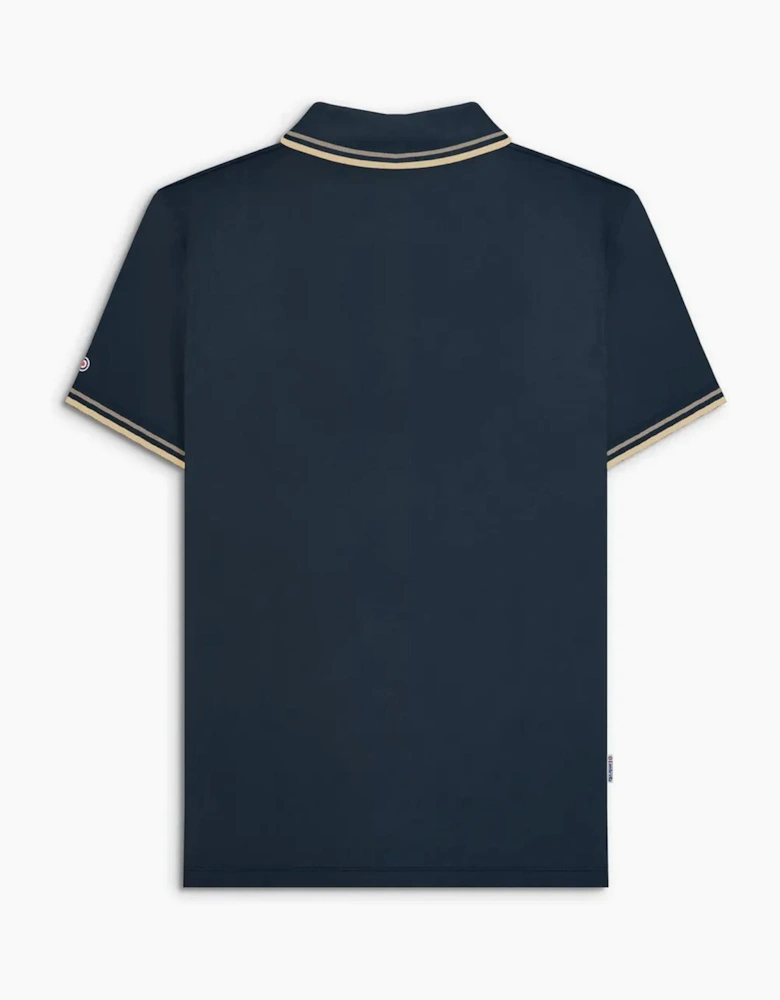 Lambretta Mens Twin Tipped Retro Polo Shirt