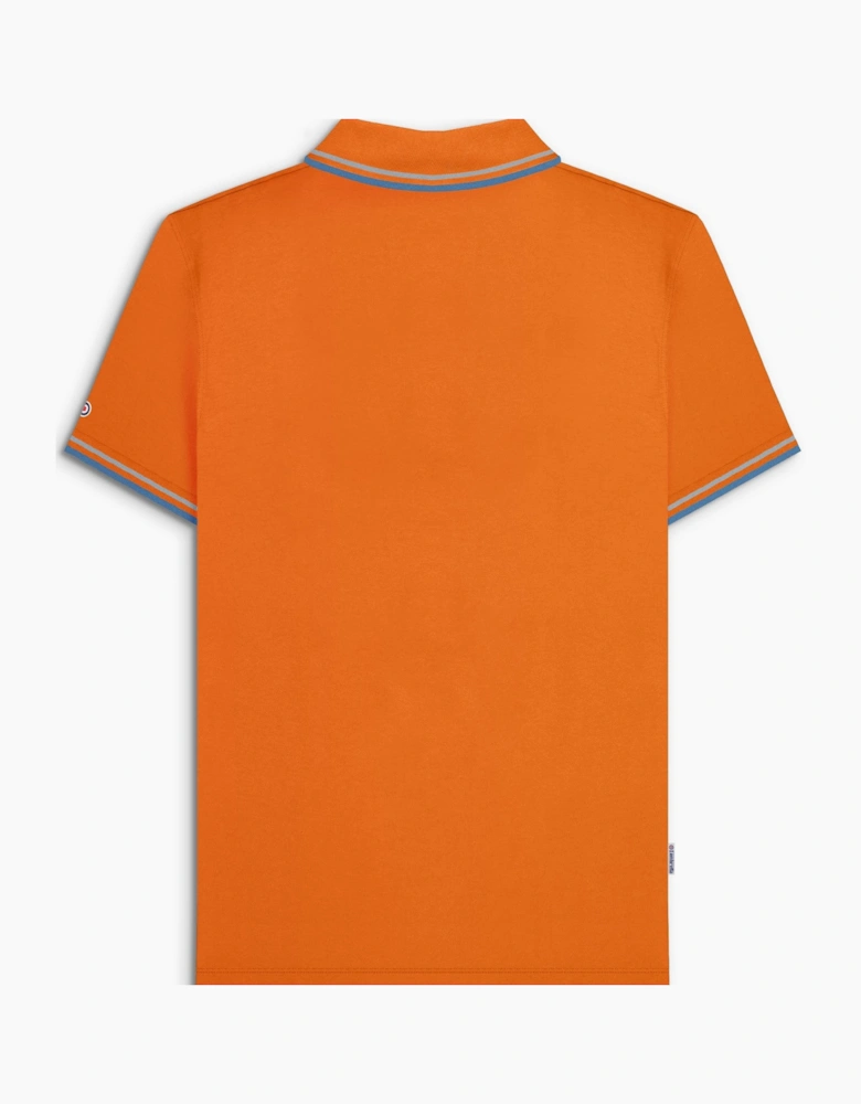 Lambretta Mens Twin Tipped Retro Polo Shirt