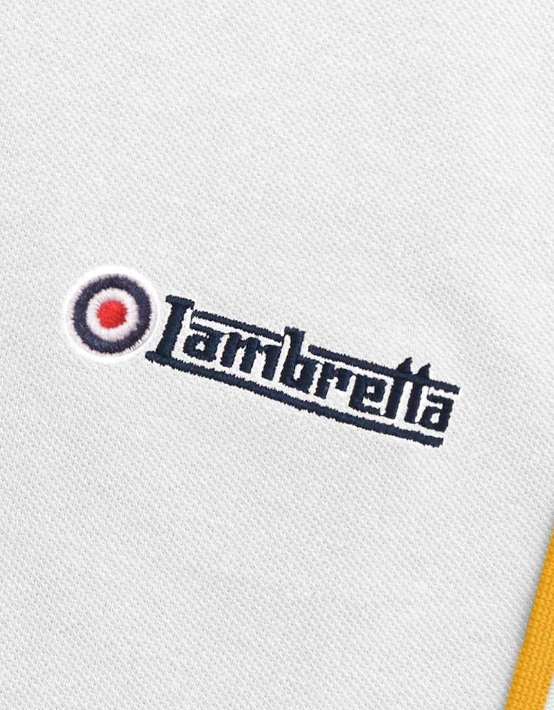 Lambretta Mens Twin Tipped Retro Polo Shirt