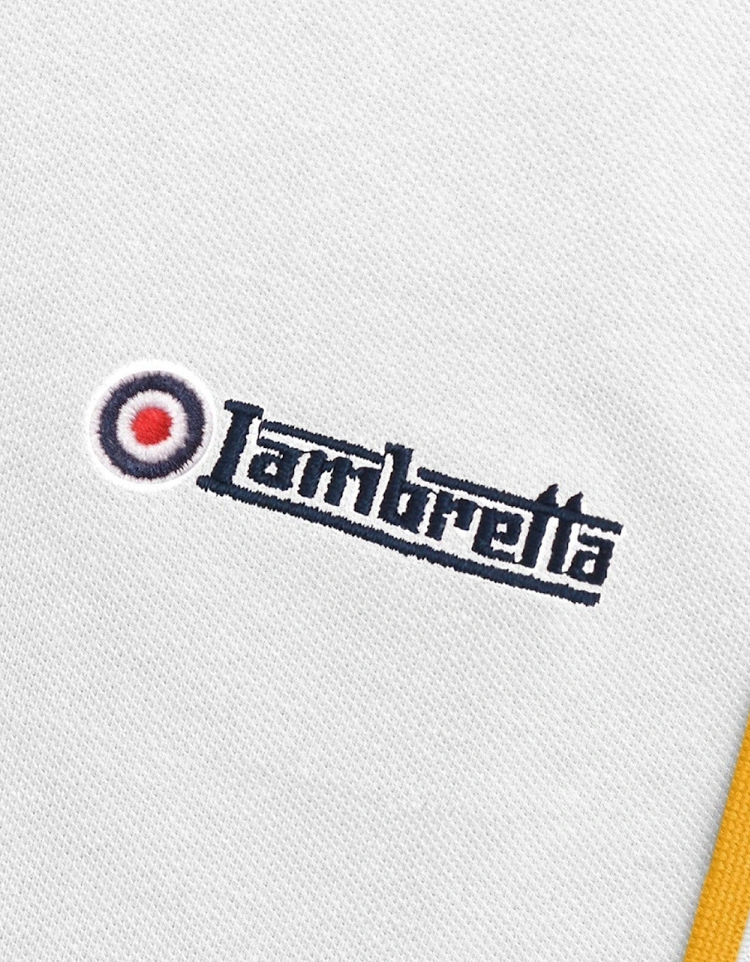 Lambretta Mens Twin Tipped Retro Polo Shirt