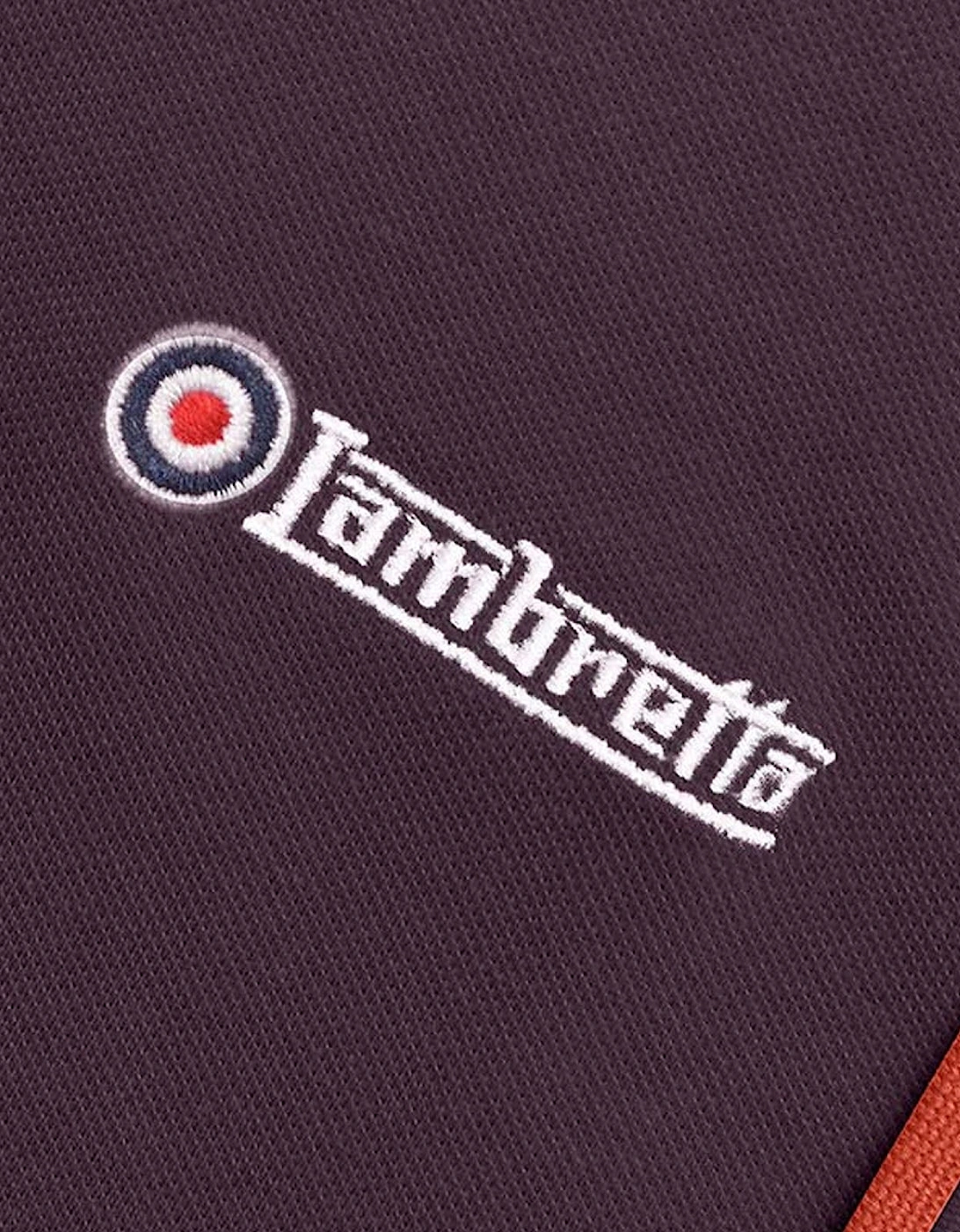 Lambretta Mens Twin Tipped Retro Polo Shirt