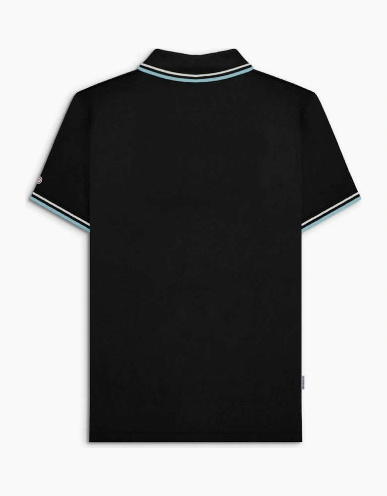 Lambretta Mens Twin Tipped Retro Polo Shirt