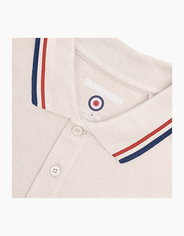 Lambretta Mens Twin Tipped Retro Polo Shirt