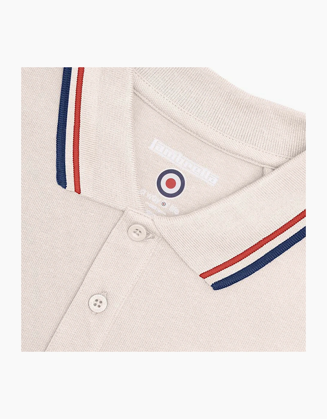 Lambretta Mens Twin Tipped Retro Polo Shirt