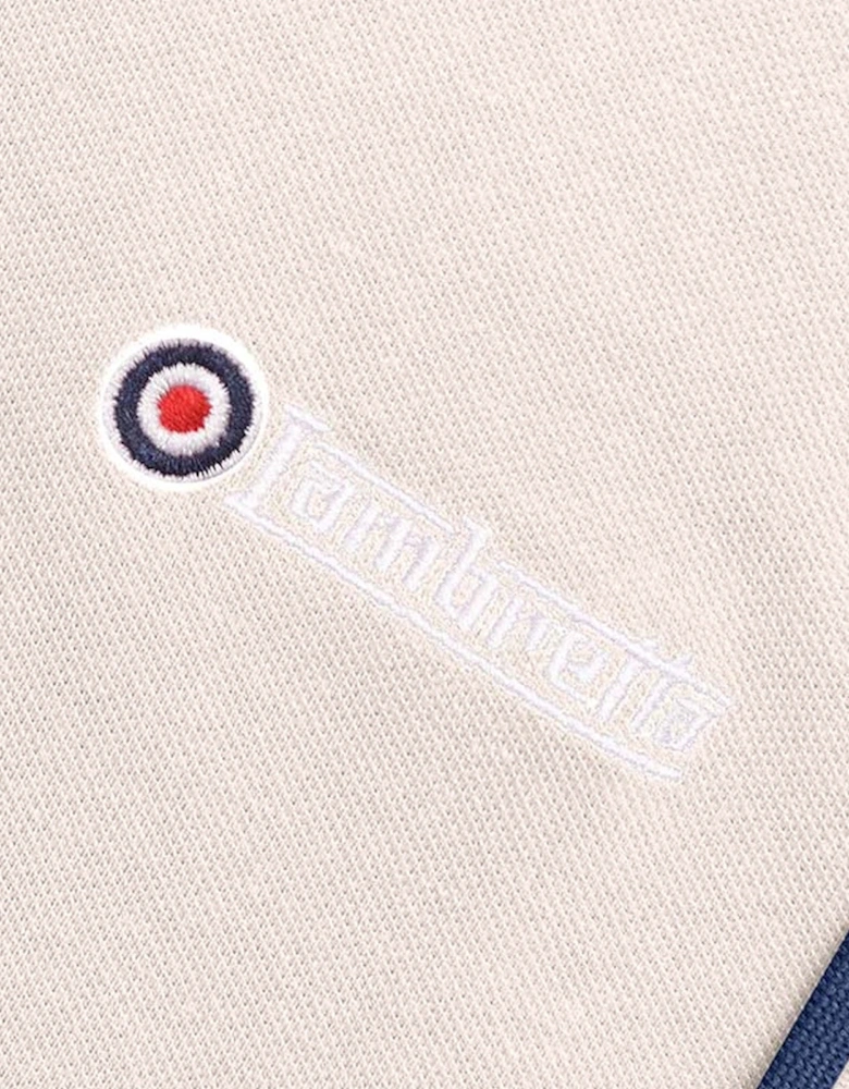 Lambretta Mens Twin Tipped Retro Polo Shirt