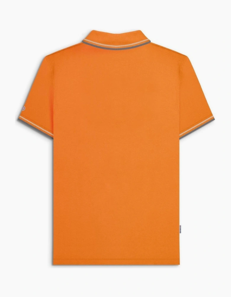 Lambretta Mens Twin Tipped Retro Polo Shirt