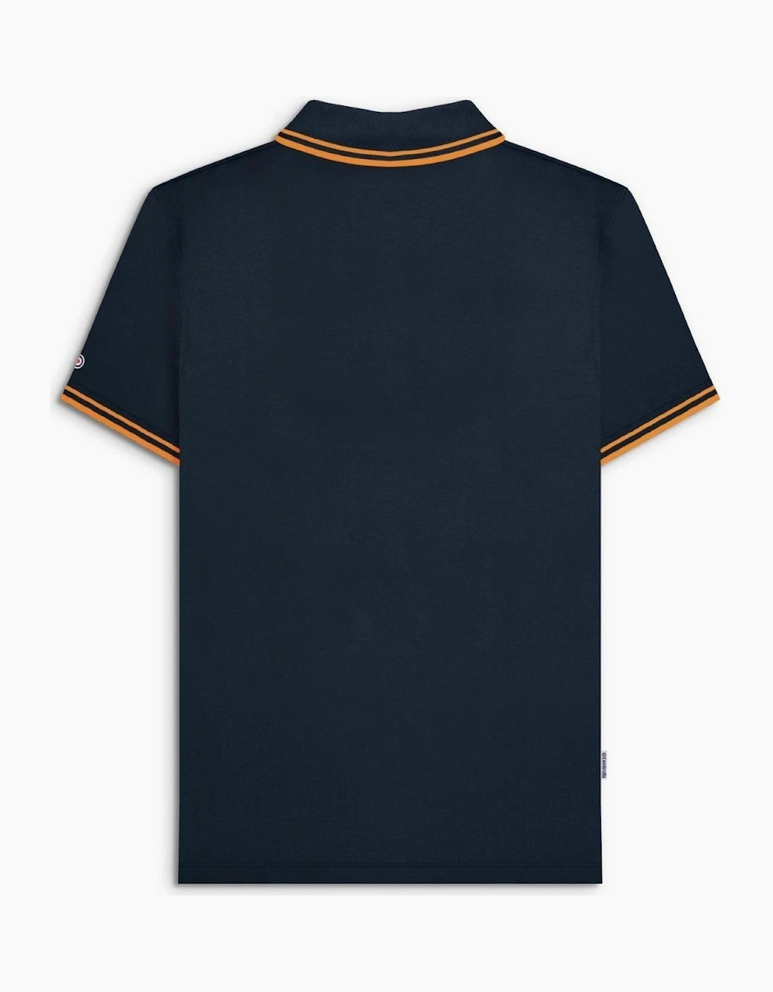 Lambretta Mens Twin Tipped Retro Polo Shirt