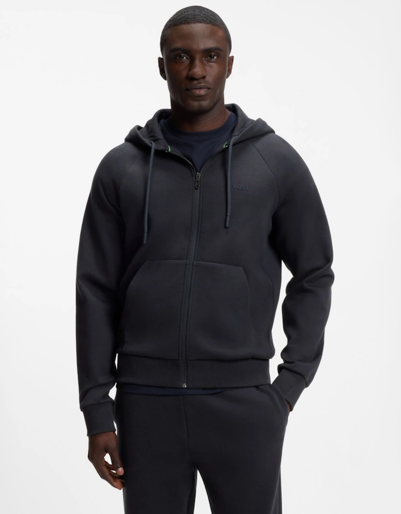 BOSS Green Saggy Mens Zip Hoodie - Dark Blue 402